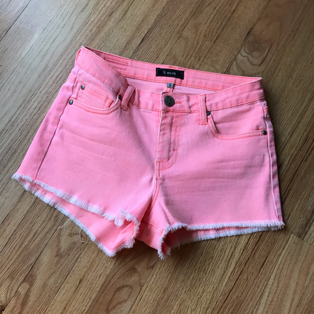 STS Blue Shorts - Pink!